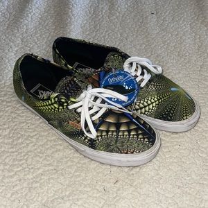 Green Mirror Snake/Butterfly Vans